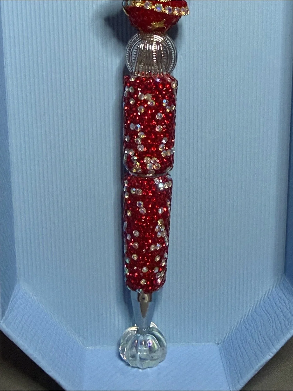 Handmade Rhinestone Beaded Pen
